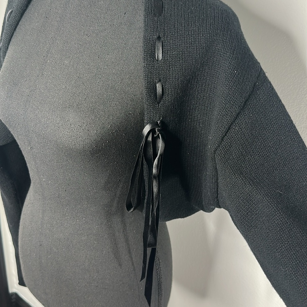 DKNY Black Trendy Sweater Valero Swing - Picture 9 of 11